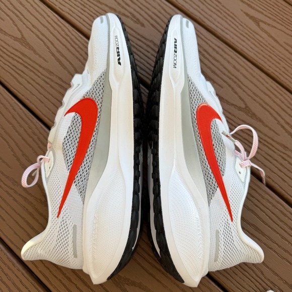 Nike Air Zoom Pegasus 41 Men's Size 12 White/Picante Red-Wolf Grey FD2722 108 - Picture 7 of 14